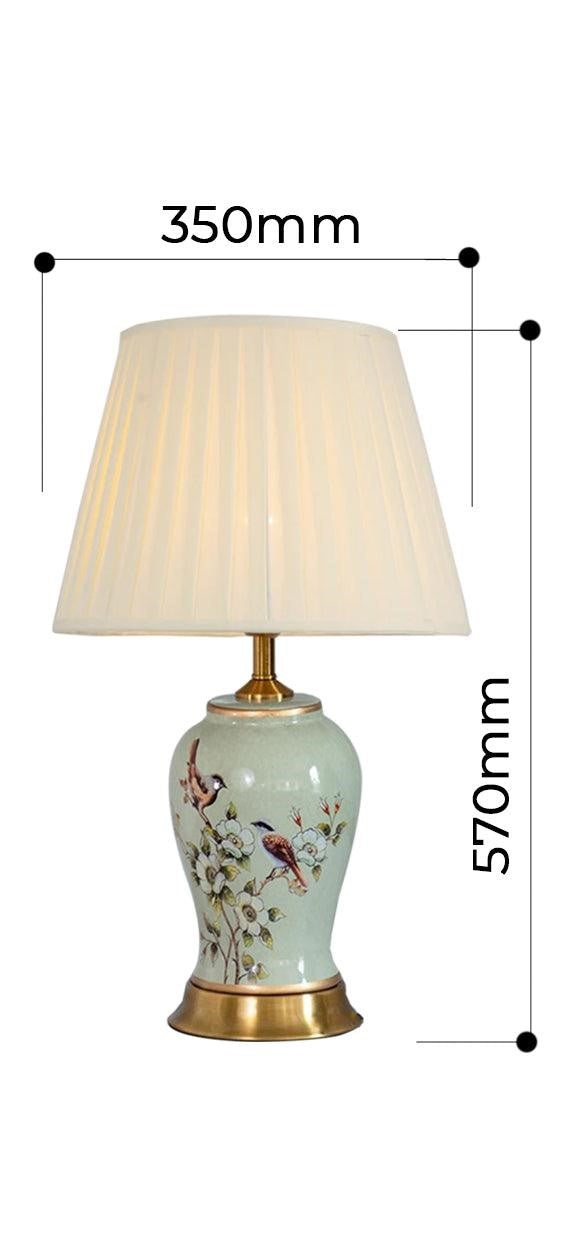 Infinite Petals Ceramic Table Lamp