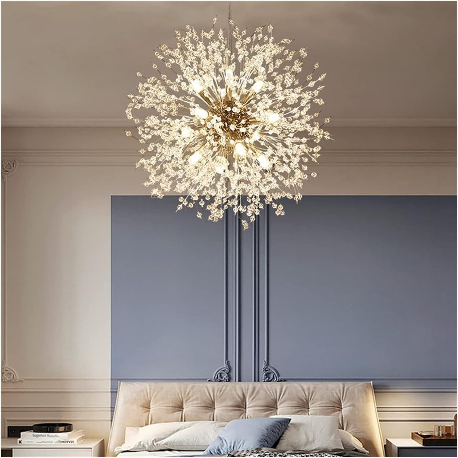 Reach the Stars (Spherical Golden) Chandelier 24 Inches Dia Hanging Light