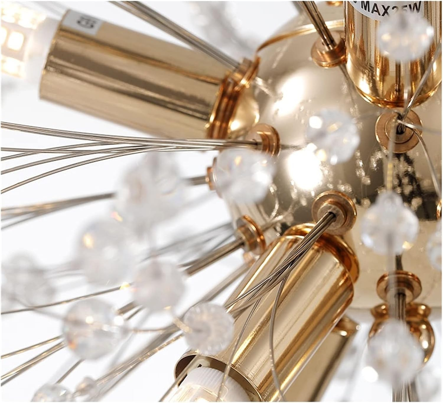 Reach the Stars (Spherical Golden) Chandelier 24 Inches Dia Hanging Light