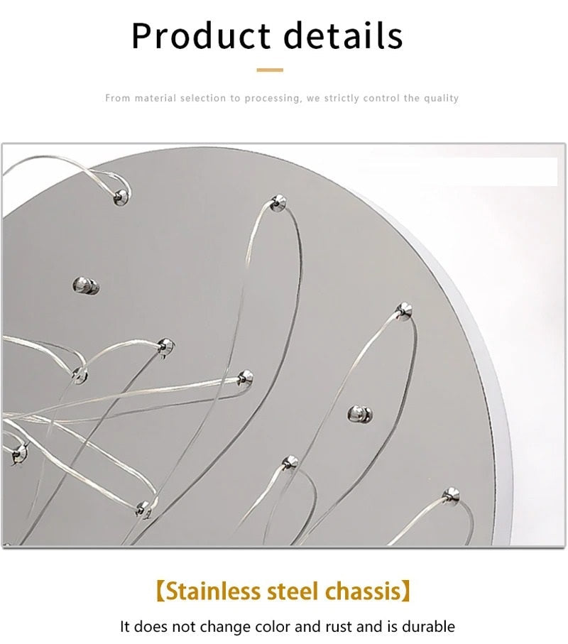 Elara’s Tricolor Sphere Chandelier