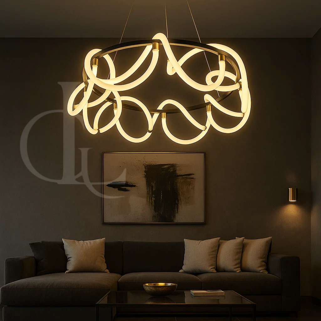 Artistic Loop (24 Inches) Chandelier