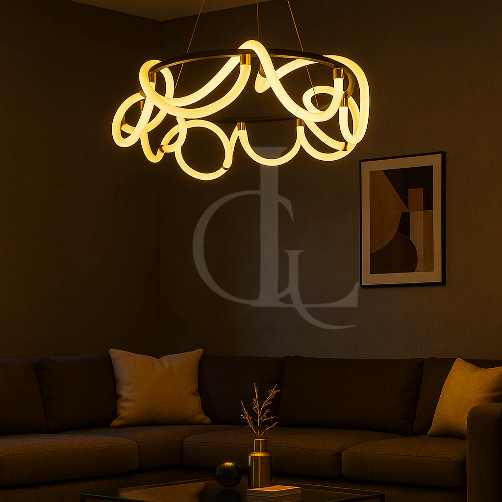 Artistic Loop (24 Inches) Chandelier