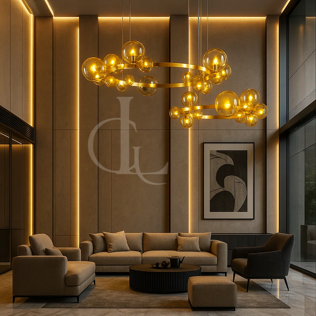 Summer Eve (Glass, Combo) Chandelier