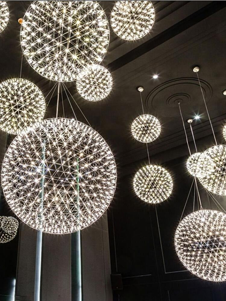 Glowing Sparkle Ball Ceiling Light Chandelier