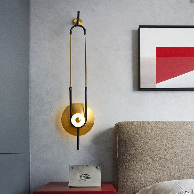 Eclectic Embers (Gold) Wall Light