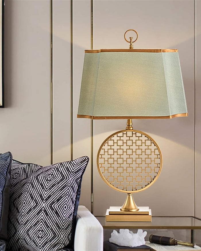 Metal Golden Buffet Table Lamp
