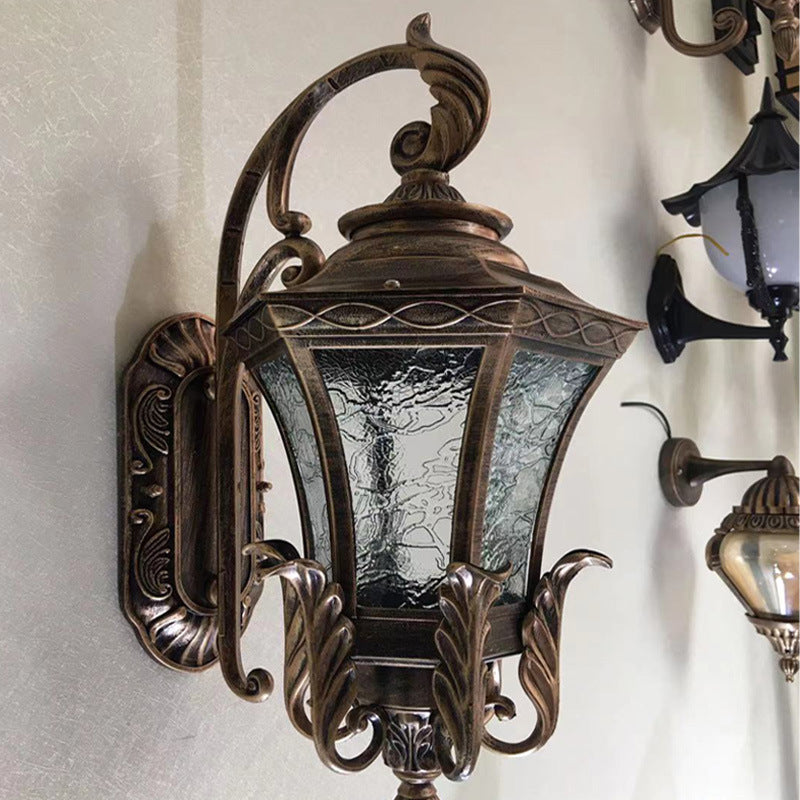 Cascade Flare Antique Outdoor Wall Light