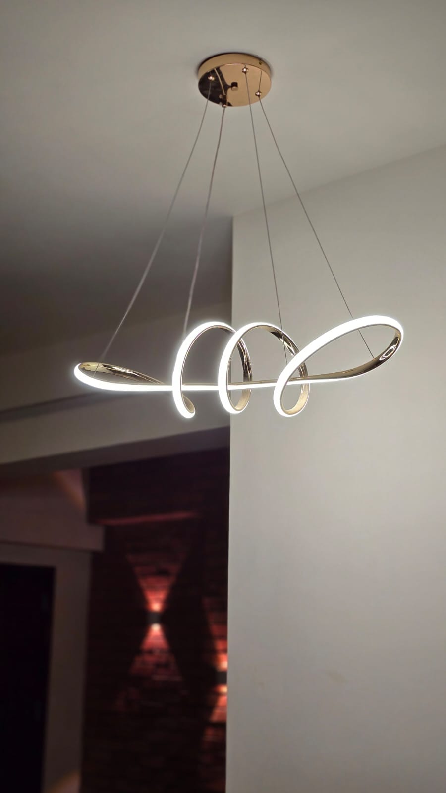 Endless Touch (Gold) LED Chandelier