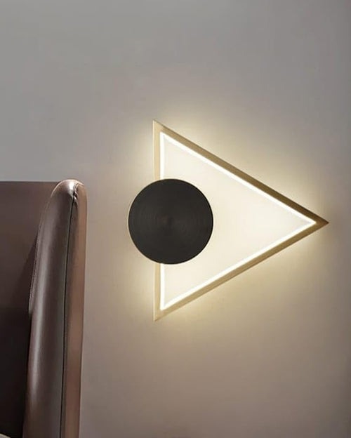 Geometric Glow LED Wall Light