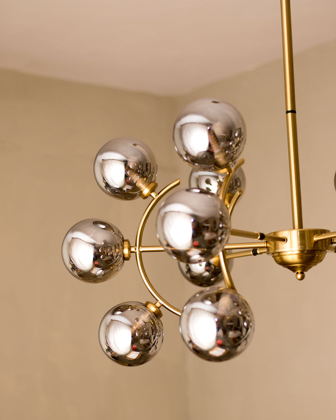 Grandeur Smoke Glass Chandelier