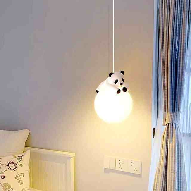 Peek-a-Panda Cartoon Pendant Light