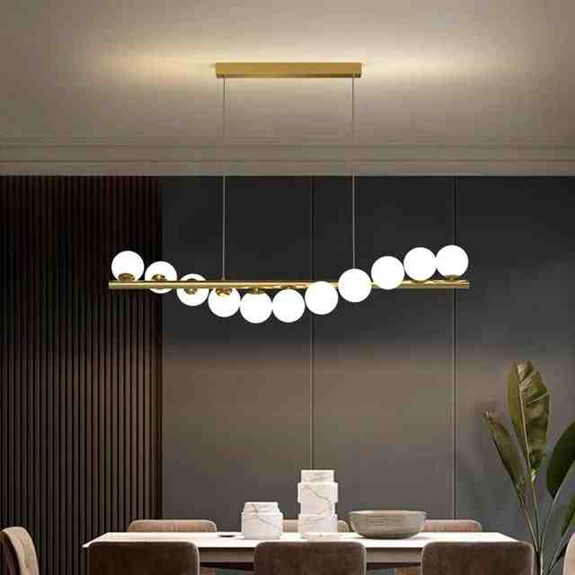 Golden Silver Black White Pendant Light