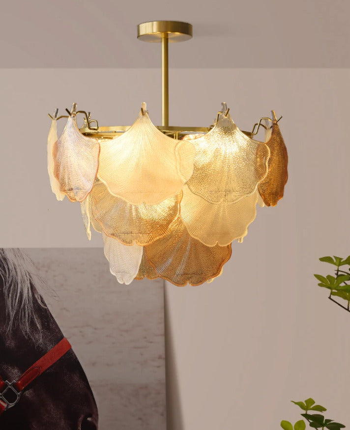 600 Mm Glass Led Chandelier