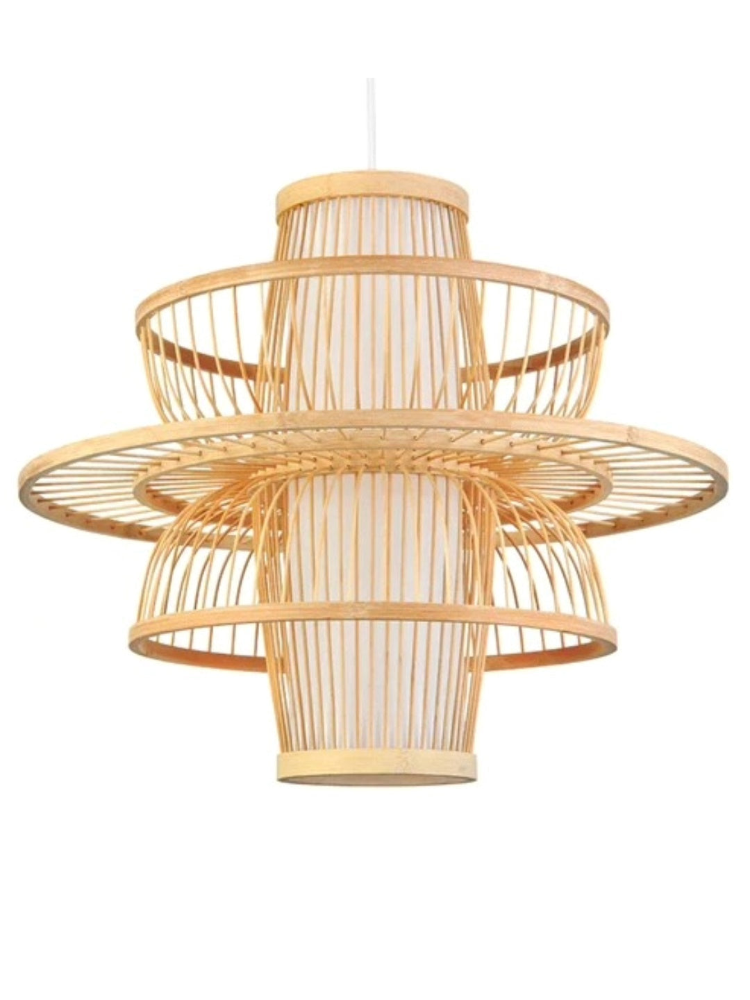 Bamboo Pendant Light for Living Room