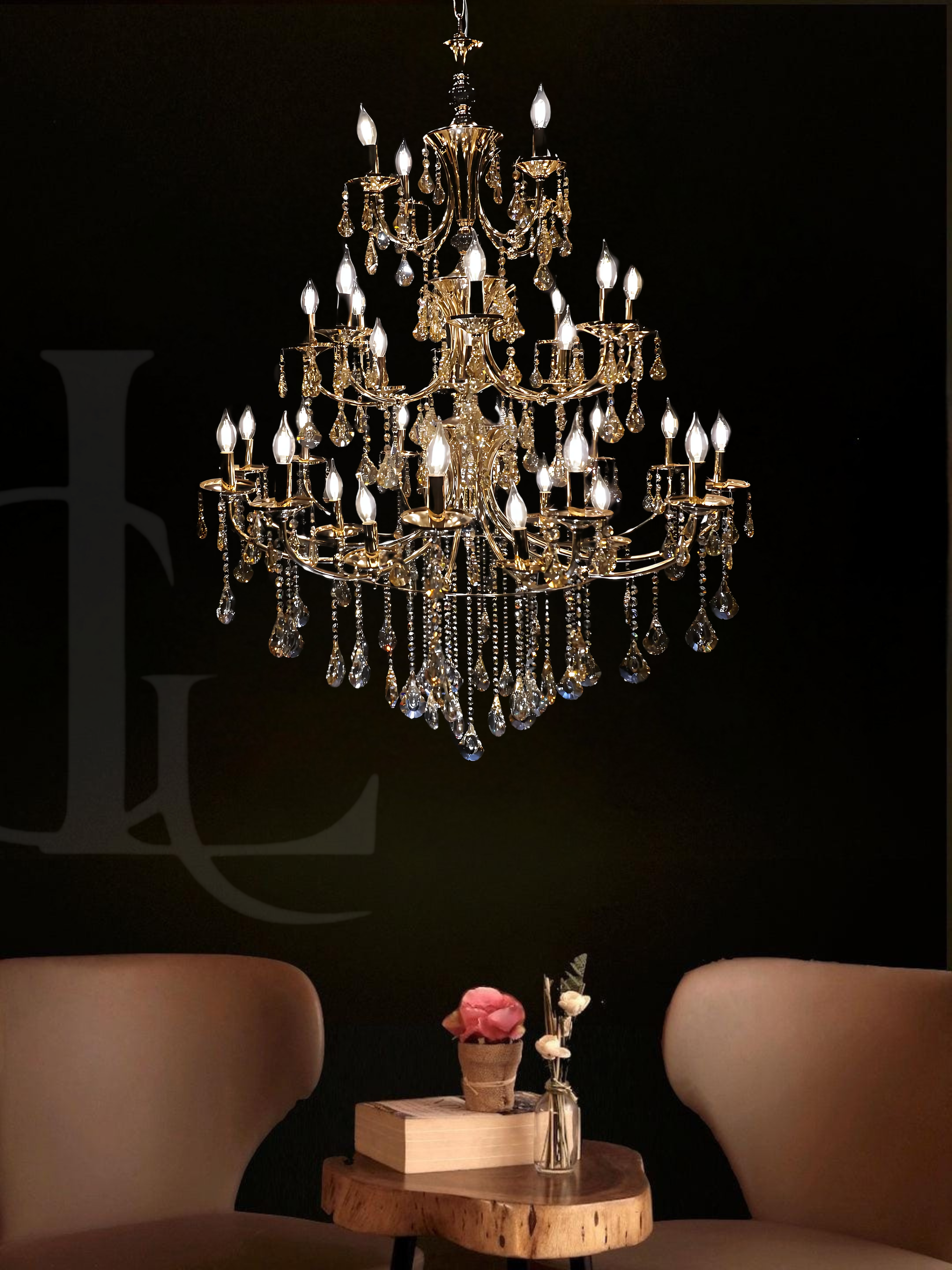 Candlelit Nights (Gold) Chandelier