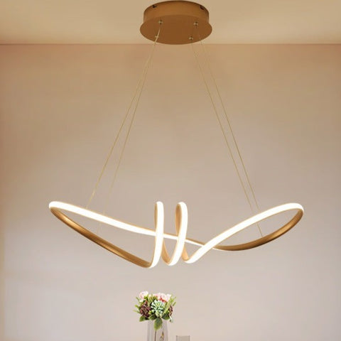 Forever Rings (Gold) LED Chandelier