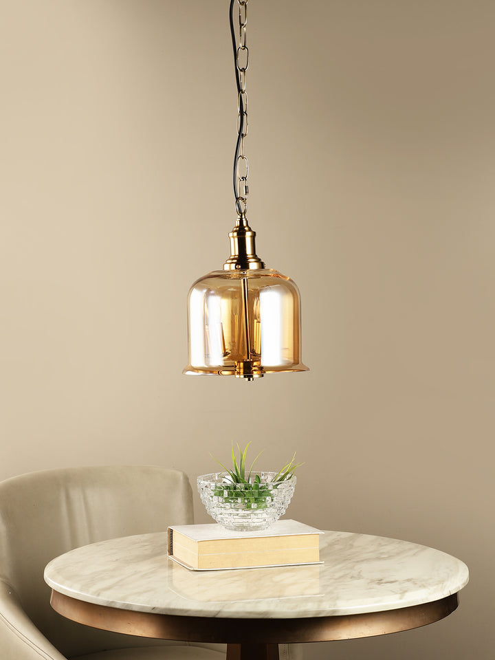 Amber Pendant Light