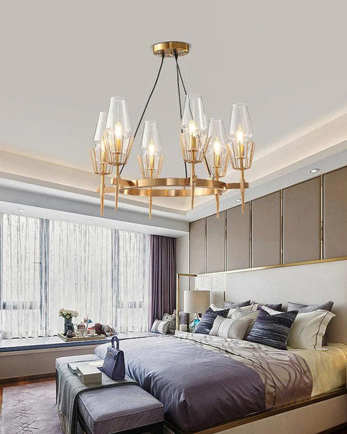 Regal Aura Round Chandelier