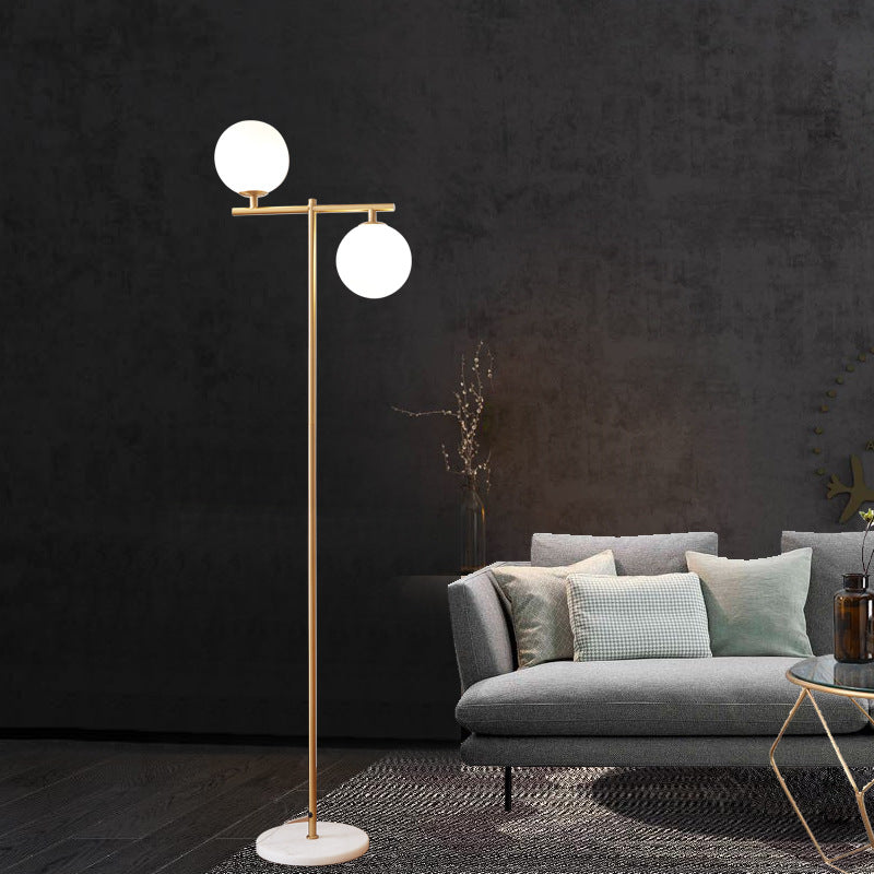 Ball Vertics (Gold) Floor Lamp