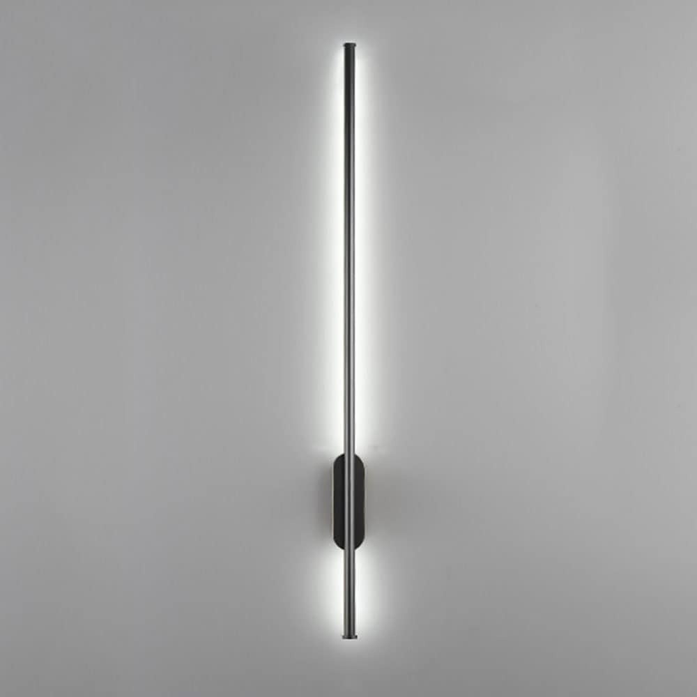 Black Metal Strip 80 Cm Wall Light