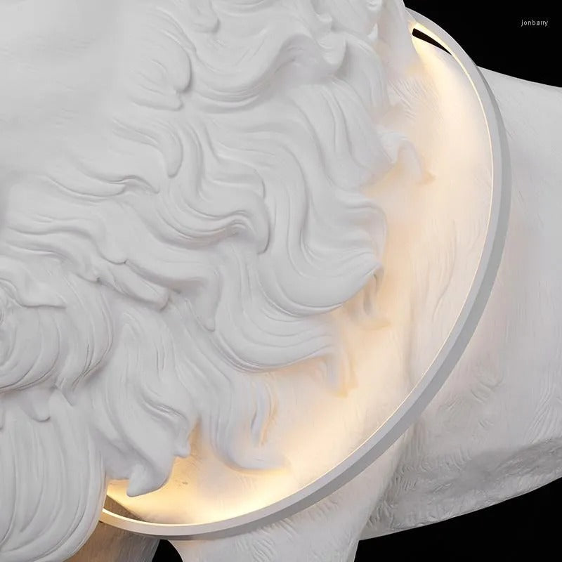 Lion-shaped Decorative Floor Lamp