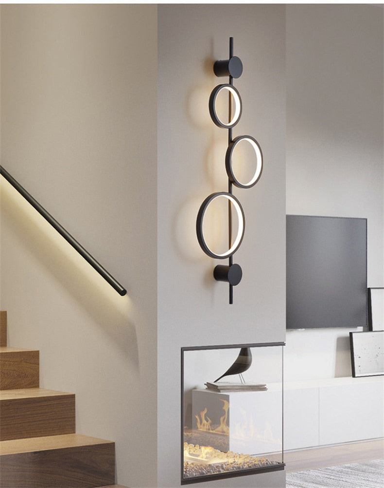 Global Zones (Black) Wall Light