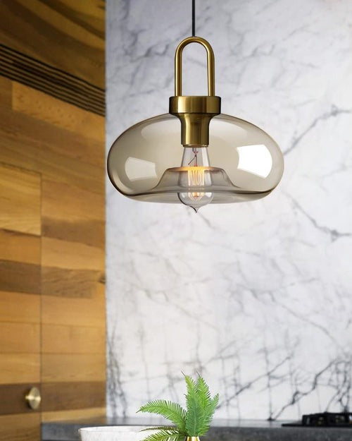 Glass Dome Pendant Light