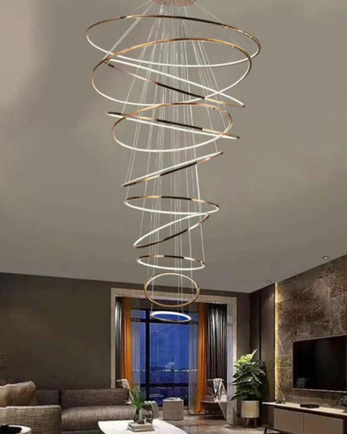 11 Rings LED Chandelier
