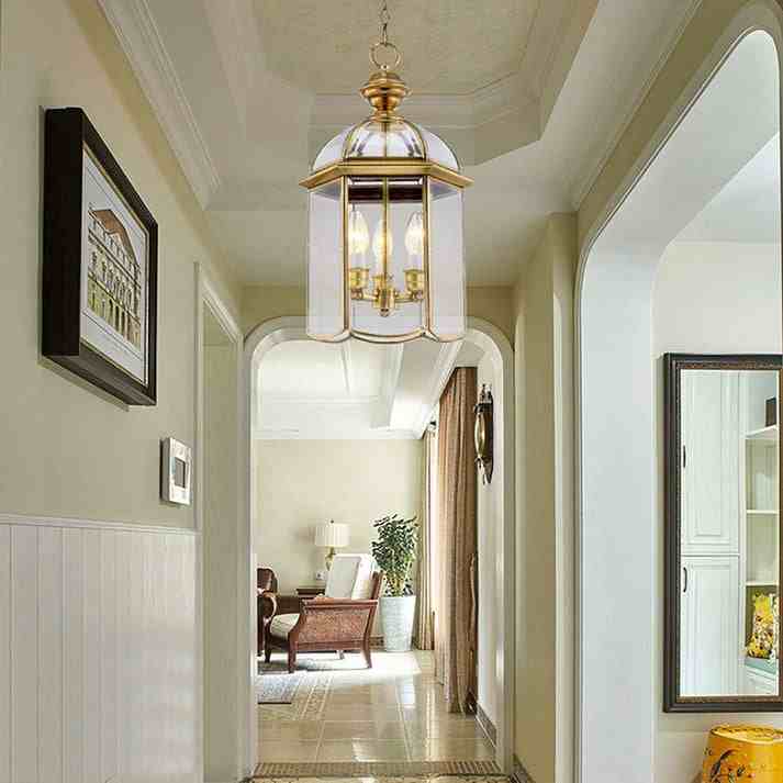 European Style Chandelier (Brass)