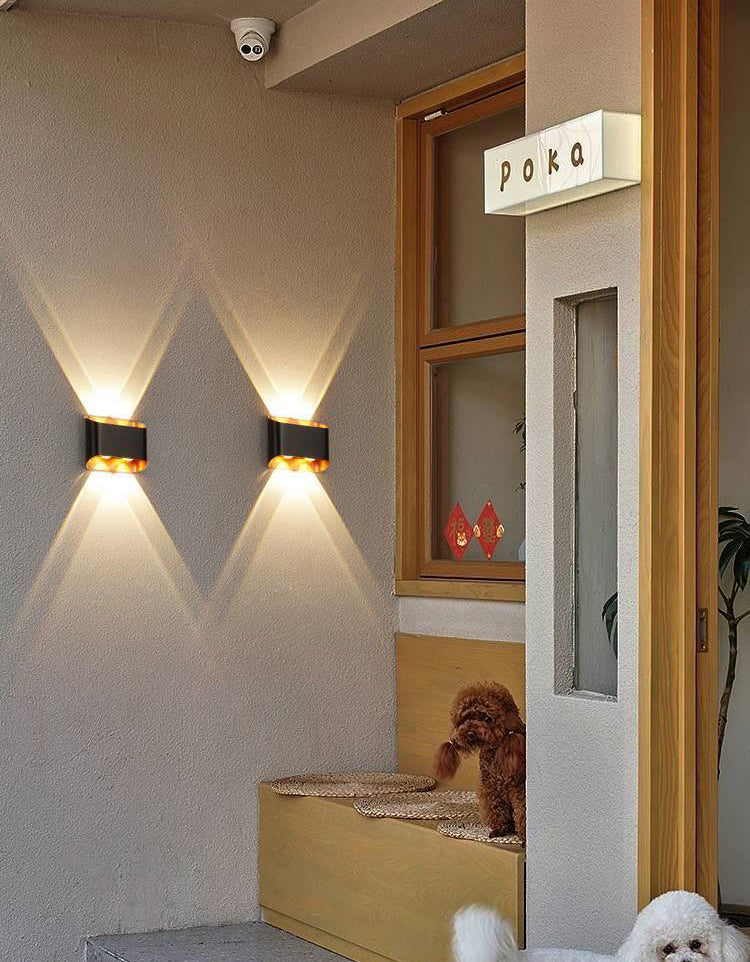 6 Lights Facade Outdoor Wall Light