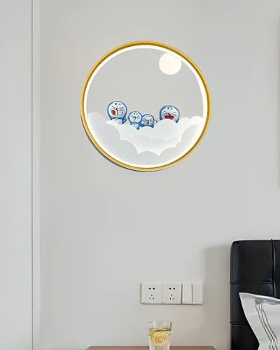 Doraemon Family LED Wall Light