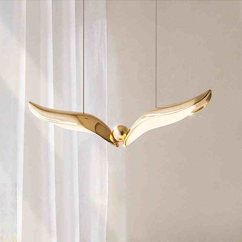 New Led Gold Hanging Pendant Light