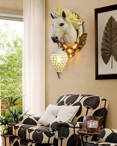 Horse Head Wall Light