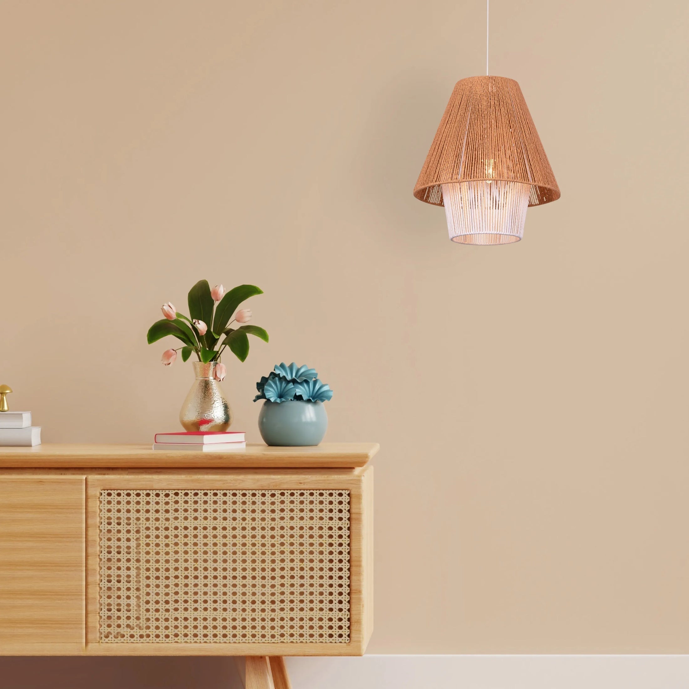Rattan Pendant Light