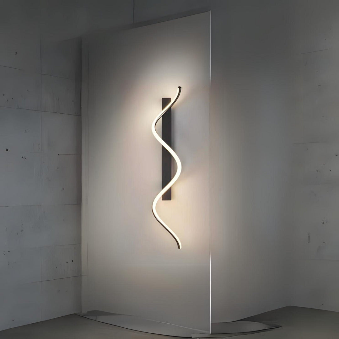 Twist Curl Wall Light