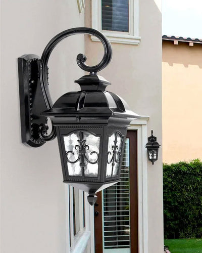 Traditional Exterior Wall Lights - Black
