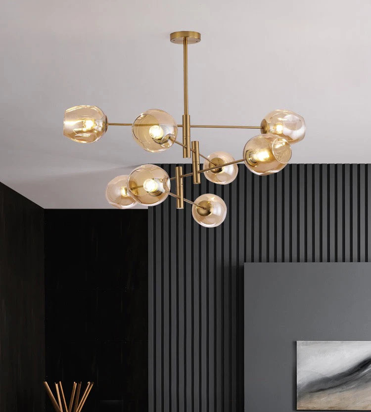 Modern Cup Type Lamp Shade Chandelier