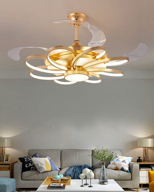 Whisper Arc Curv Strip Retractable Ceiling Fan