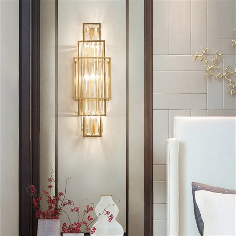 Crystal Core (Gold) Wall Light
