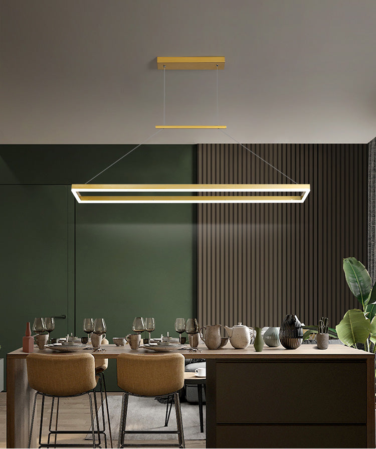 Leniure Gold LED Chandelier