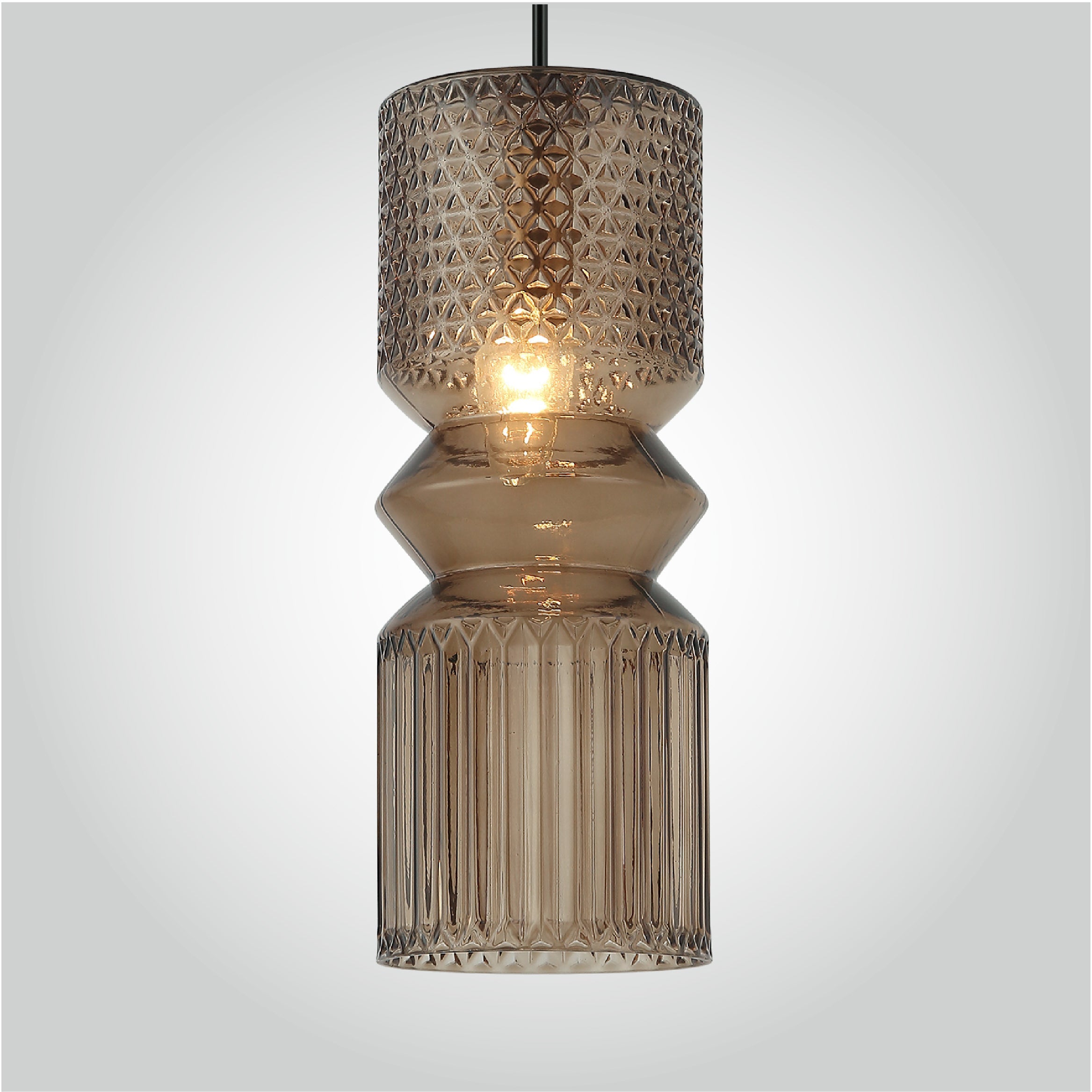 Led Crystal Crest Pendant Light