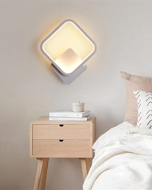 Luminaire Square LED Wall Light - White