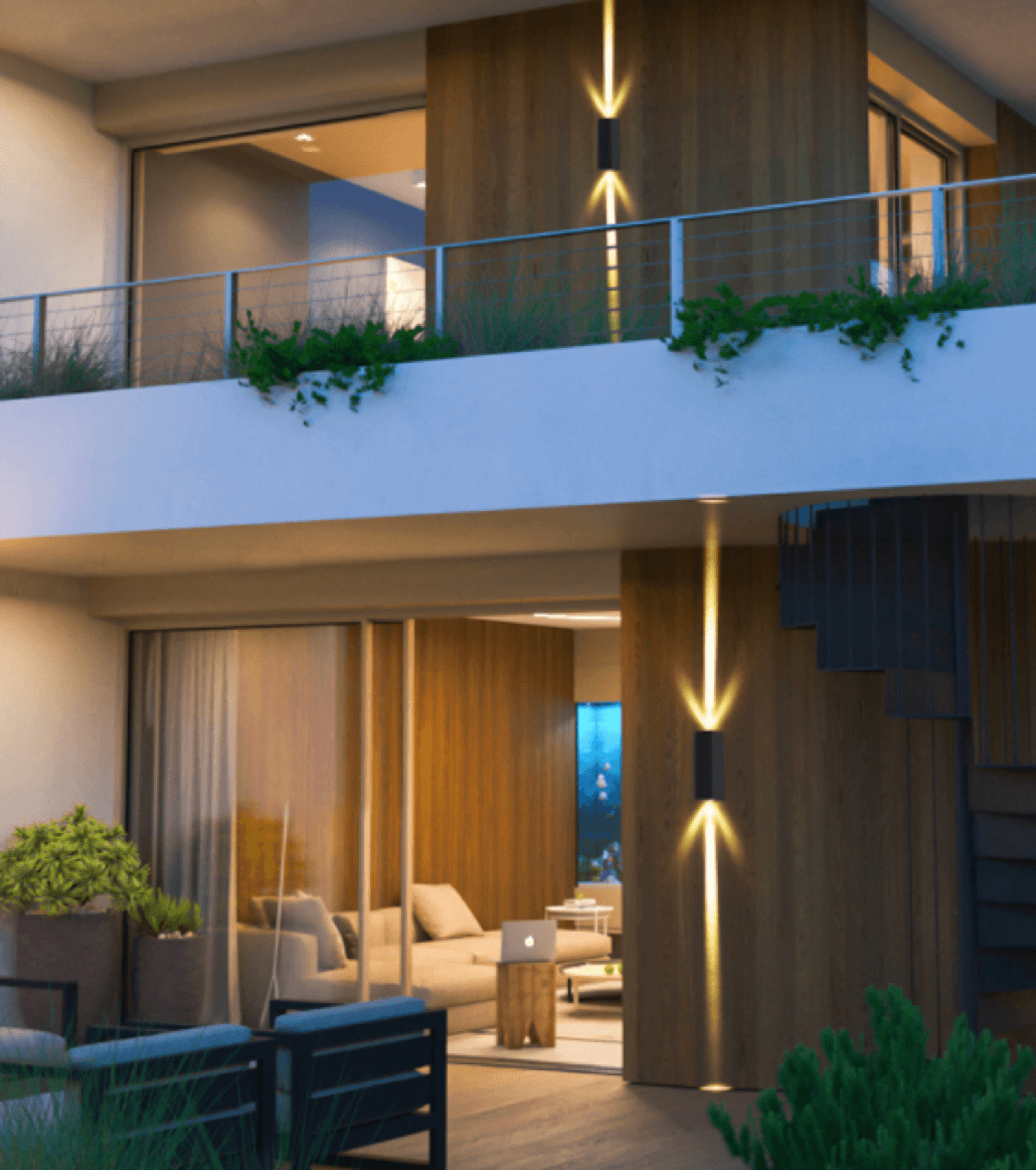 Slim Rectangular Up-Down Led