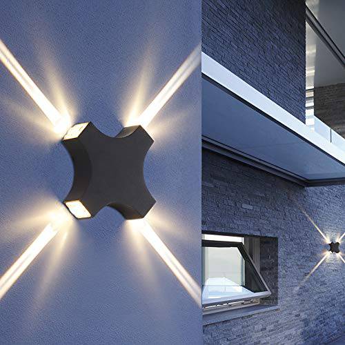 Starshine Glow Waterproof Outdoor Wall Light