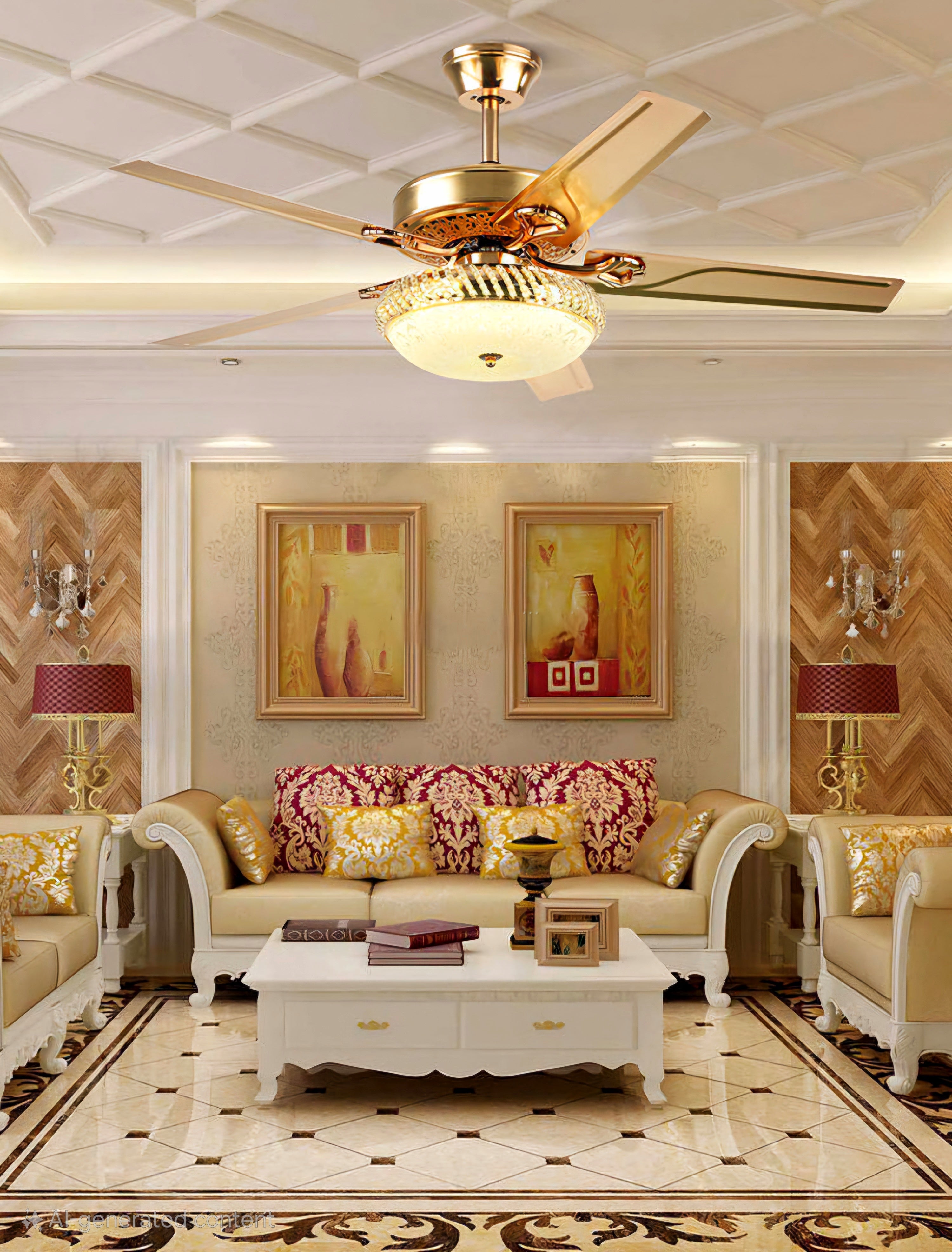 Empress Epoch (Gold) Ceiling Fan