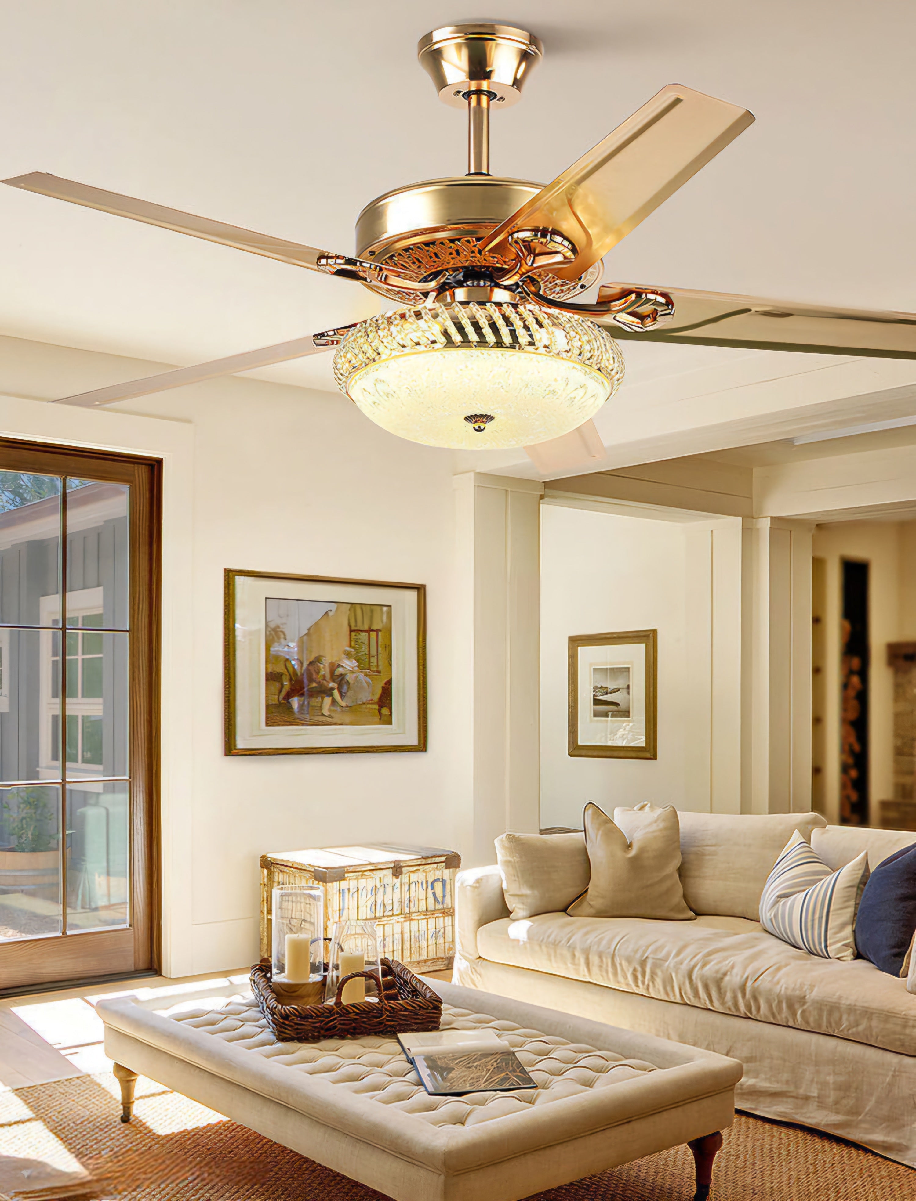 Empress Epoch (Gold) Ceiling Fan