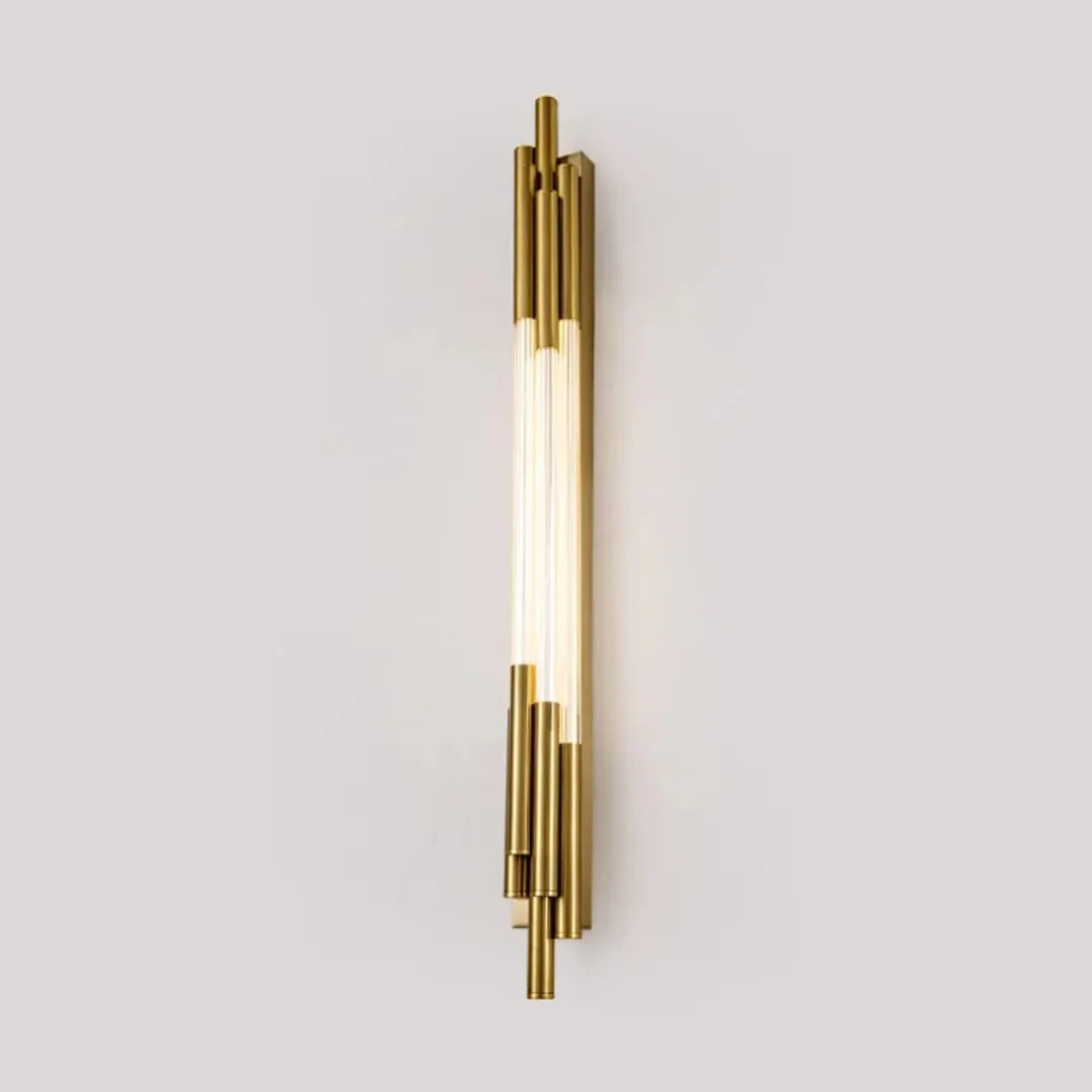 600mm LED Long Silicone Profile Tube Metal Plate Wall Light - Tricolour