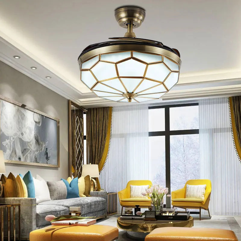 Brass Mirage (Brass Body, 42 Inches) Ceiling Fan with Remote Control