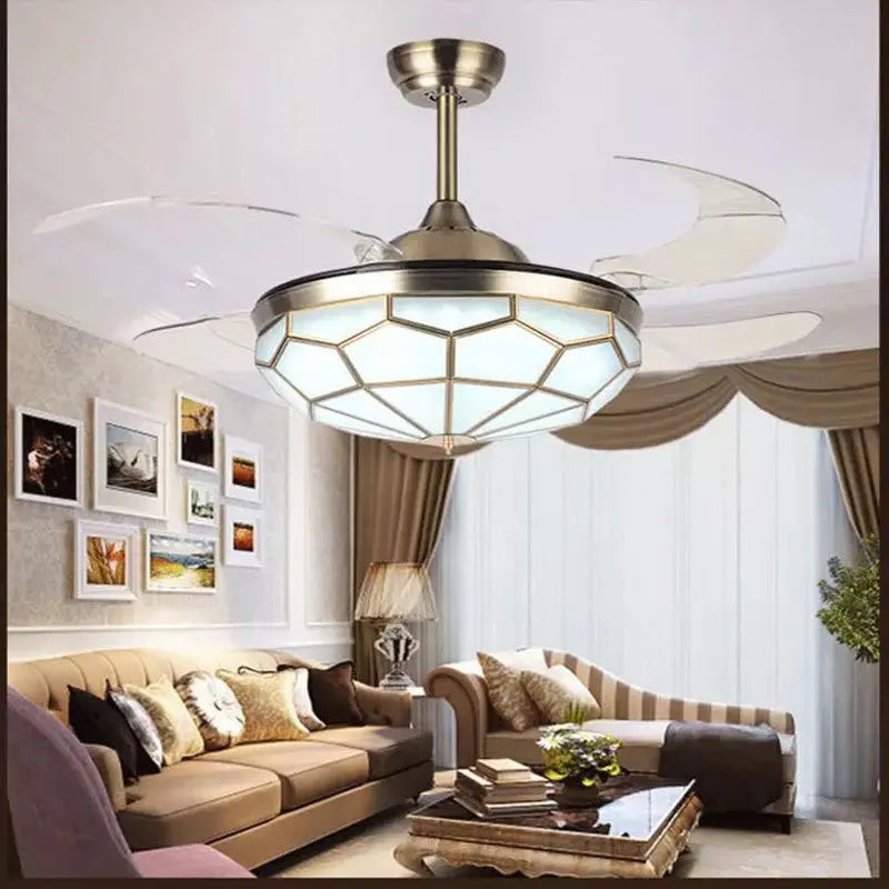 Brass Mirage (Brass Body, 42 Inches) Ceiling Fan with Remote Control