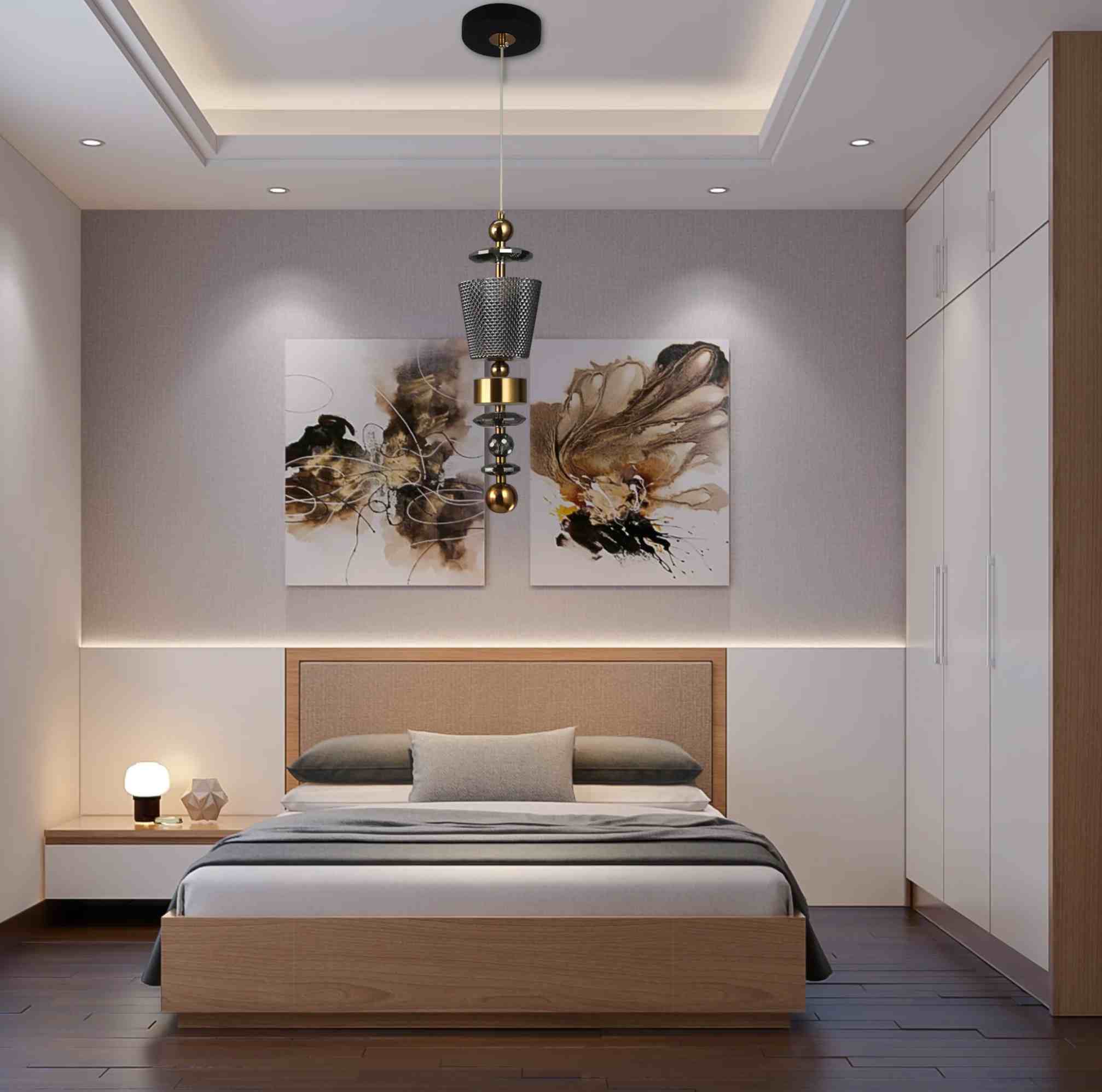 New Vintage Gold Pendant Light